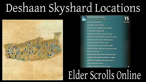 Deshaan Skyshard Locations [Elder Scrolls Online] ESO