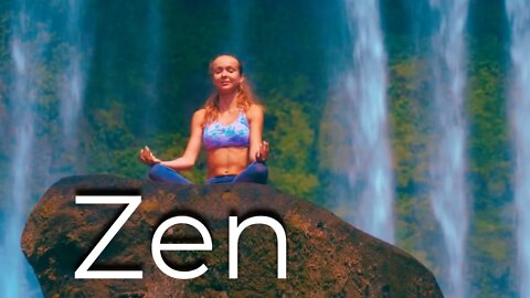 🧠 𝗦𝗼𝗼𝘁𝗵𝗲 𝗬𝗼𝘂𝗿 𝗠𝗶𝗻𝗱 🧠 Zen Waterfall Meditation Music 40 Minutes (with Waterfall Sounds 🌊)