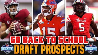 2023 NFL Draft Prospects Who Should Return To School