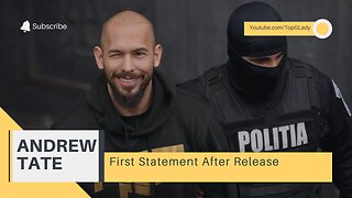 Andrew Tate's First Statement After Release