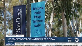 UC San Diego vaccination site opens