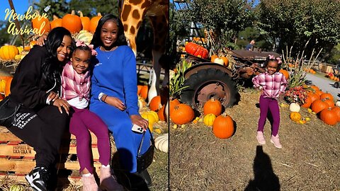 Toya Johnson Takes Daughter Reign To The Punkin Patch Farm! 🎃