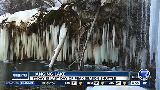 Last day for Hanging Lake shuttle