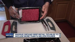 5.1 million pounds of beef sold at Kroger, other stores, added to recall due to salmonella