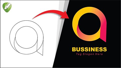 Letter A Logo Design Tutorial in Corel Draw // Letter a logo design #HaseebCorelDrawGraphics