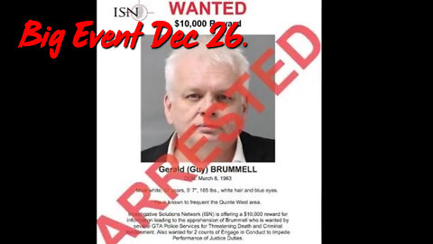 Big Event Dec 26 - Brummell Christmas Message from Jail President Trump