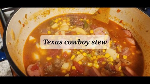 Texas cowboy stew #stew