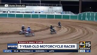 Small Stars: 7-year-old motorcycle racer Hunter