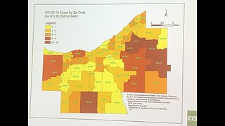 Cuyahoga County Board of Health release map of cases