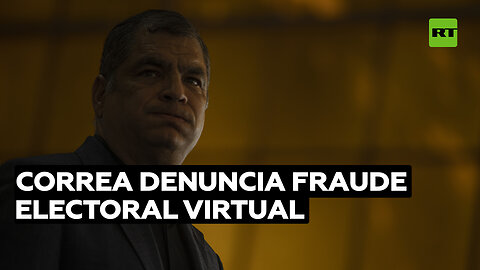 Correa tacha de "fraude" las fallas en voto telemático en el exterior en los comicios en Ecuador