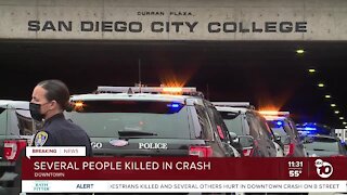 Witness reacts to crash near City College