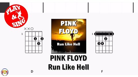 PINK FLOYD Run Like Hell FCN GUITAR CHORDS & LYRICS