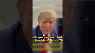 Donald Trump declara apoio à Bolsonaro