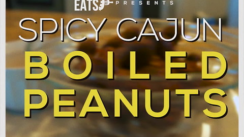 Spicy Cajun Boiled Peanuts [SQUARE]