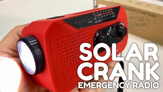 iRonsnow IS-366 Hand Crank Solar Emergency Radio and Power Bank Review
