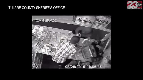 Watch: Store clerk wrestles shotgun out of robber’s hands