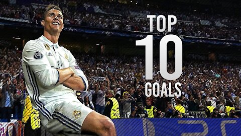 CRISTIANO RONALDO - Top10 UNBELIEVABLE Goals 😱⚽🔥