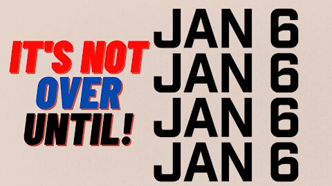 IT'S NOT OVER UNTIL JAN. 6th - Jim Jordan, Greg Kelly, James Troupis, Ted Cruz, Sen. Hawley, TRUMP !