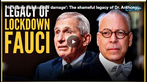 The shameful legacy of Anthony Fauci