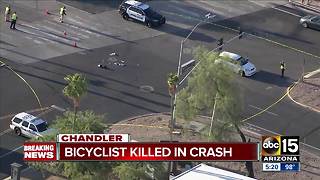 Bicyclist killed in Chandler crash