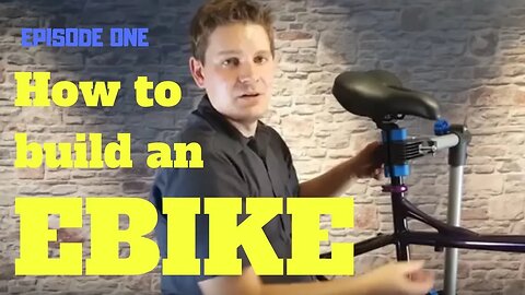 How to build an ebike from scratch - Episode 1, Intro and seat install