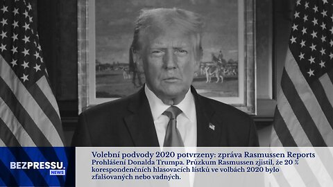 Volební podvody 2020 potvrzeny: zpráva Rasmussen Reports