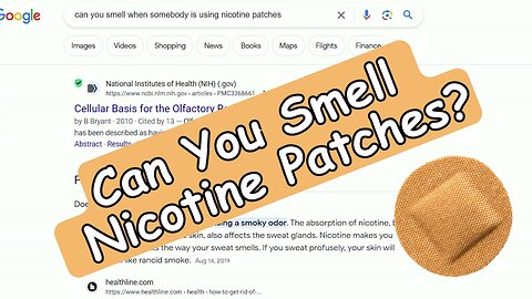 Can You Smell When Somebody Is Using Nicotine Patches? (Here's My Surprising Blind Study Result!)