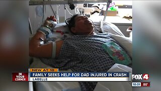 Local dad fights for life after crash