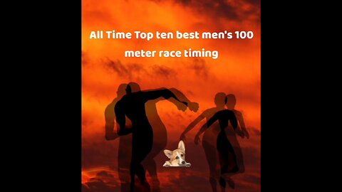 Top 10 Men's 100m race details