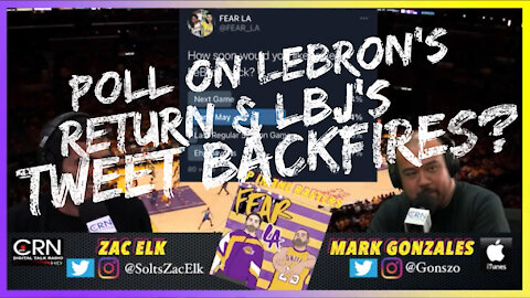 Fan Poll on LeBron's Return + LBJ's Police Tweet Backfires? | Up in the Rafters | April 27, 2021
