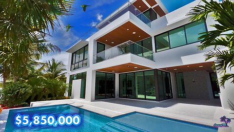 Modern Mansion TOUR in Fort Lauderdale - 4K Luxury Houses!