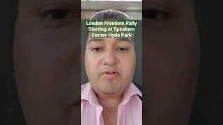 #London #Freedom #Rally Starting at 1pm #Speakers #Corner #Hyde #Park Excepted 400K Attendance