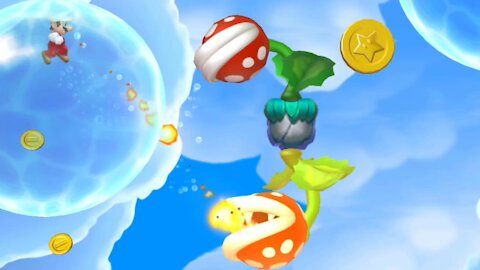 Meringue Clouds-5 A Quick Dip in the Sky (All Star Coins) Nintendo Switch New Super Mario Bros U