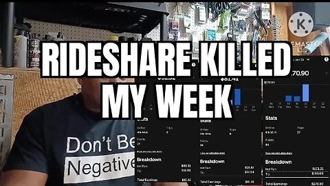 Lux is DEAD For Me 💀 UberEats Saved My Week ☕️ 🍔 🍟 The January CRAWL of Rideshare Sucks!!!