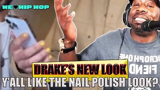 DRAKE Shows Off New Nail Polish Look