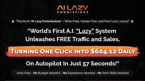 Ai Lazy Commissions Review | Unleashes FREE Traffic and Sales