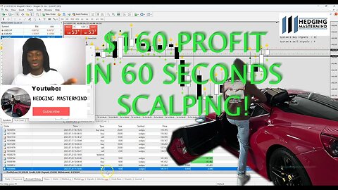 $160 Profit Fast in 60 Seconds Scalping The 5 Minutes Forex Chart #FOREXLIVE #XAUUSD