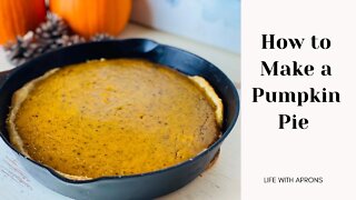 How to make the best pumpkin pie!!!