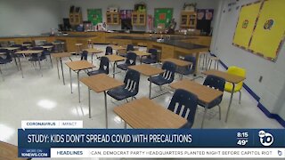 Study suggests kids don't spread COVID at schools with precautions