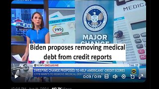 Biden proposes remove medical debt from credit