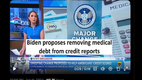 Biden proposes remove medical debt from credit