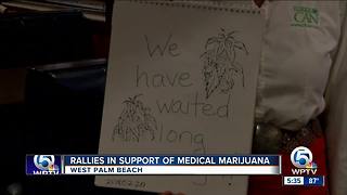 Rallies in support of medical marijuana