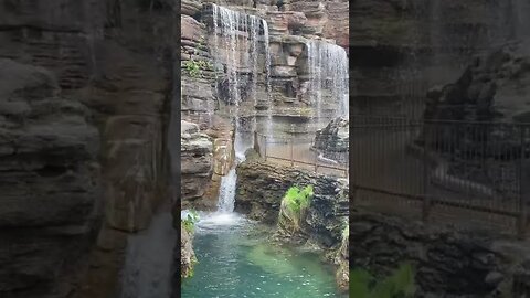 Top of the Rock Cavern | Missouri Ozarks| Waterfall | #Shorts #Branson #RidgedaleMO #Waterfall