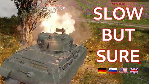 Slow but Sure, heavy tank gameplay from 4 nations! ~ 🇩🇪🇷🇺🇺🇸🇬🇧[War Thunder]
