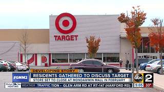 Forum to discuss closing of Mondawmin Mall Target