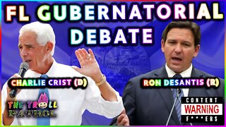 Special Report: Florida Gubernatorial Debate GOP Incumbent Ron DeSantis vs Dem Charlie Crist