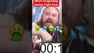 🤮 💦 OMG this is the MOST DIGUSTING ANIME FIGHT EVER they are using their MAN JUICE #anime #shorts