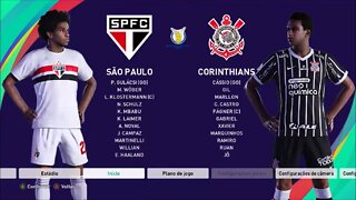 SÃO PAULO x CORINTHIANS | BRASILEIRÃO 2021 - RODADA 35 | MASTER LEAGUE