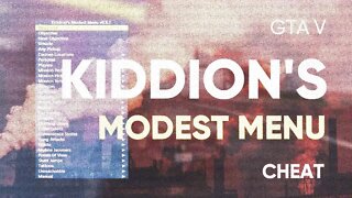 GTA 5 ONLINE | MOD MENU UNDETECTED | KIDDIONS MOD