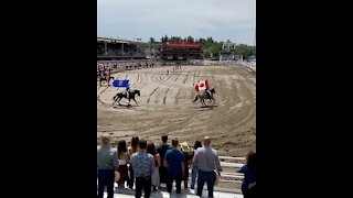 Canadian Anthem at the Calgary Stampede